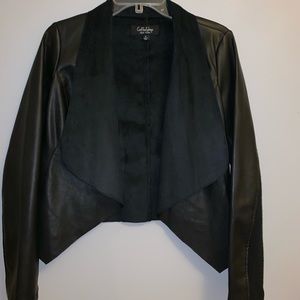 Faux leather jacket